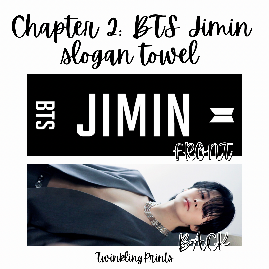 [IN STOCK - SLOGAN TOWEL] BTS Microfiber Slogan Towel (Bangtan, Jungkook, V, Jimin, j-hope, Suga, Jin, RM)