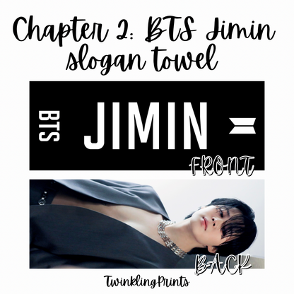 [IN STOCK - SLOGAN TOWEL] BTS Microfiber Slogan Towel (Bangtan, Jungkook, V, Jimin, j-hope, Suga, Jin, RM)