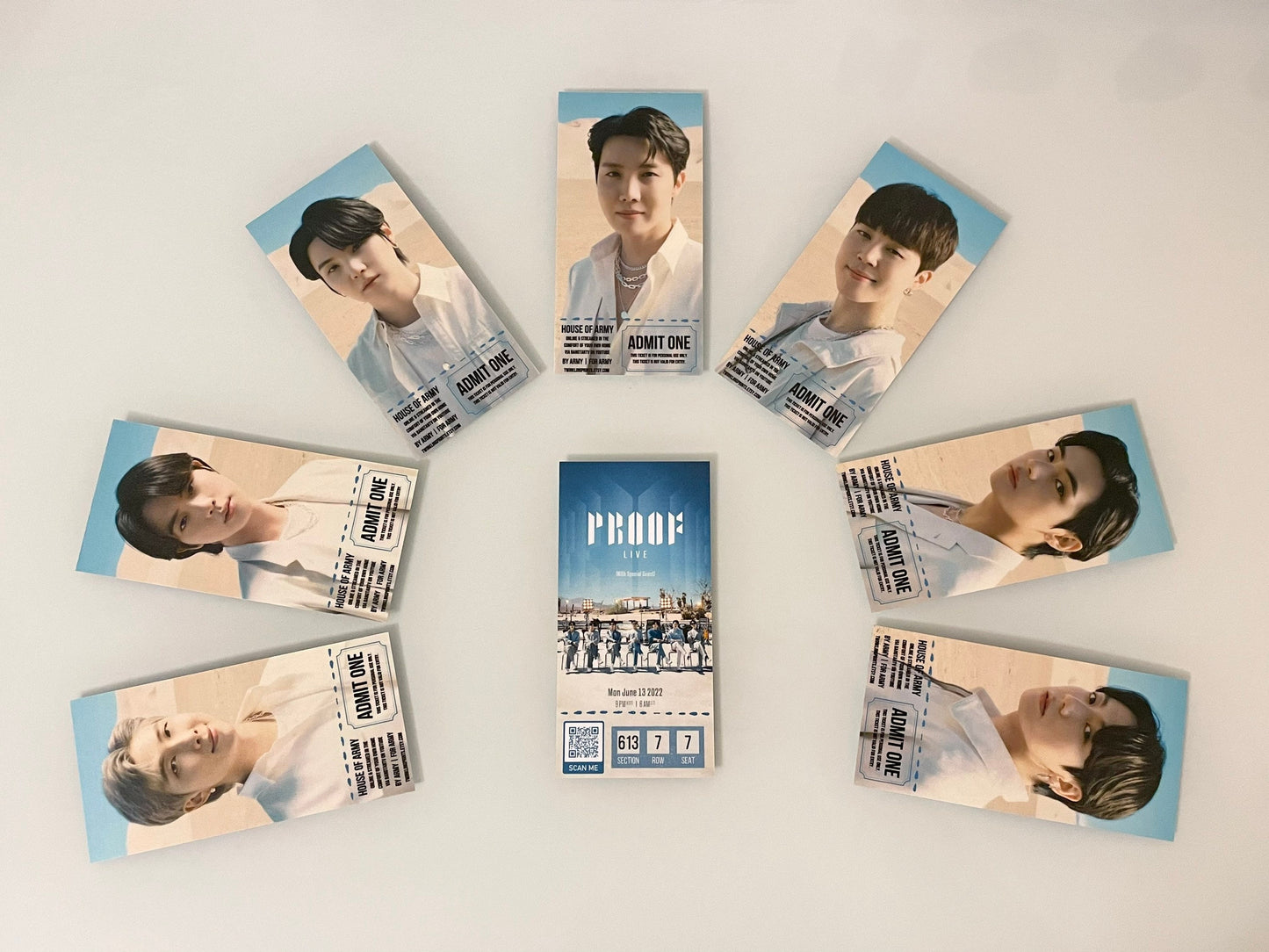 [MADE TO ORDER - CONCERT TICKET] BTS Proof Live 20220613 Memorabilia Concert Ticket