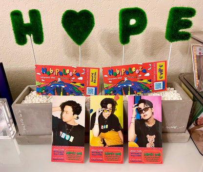 [MADE TO ORDER - CONCERT TICKET] BTS J-Hope at LollaPalooza / HobiPalooza Memorabilia Concert Ticket