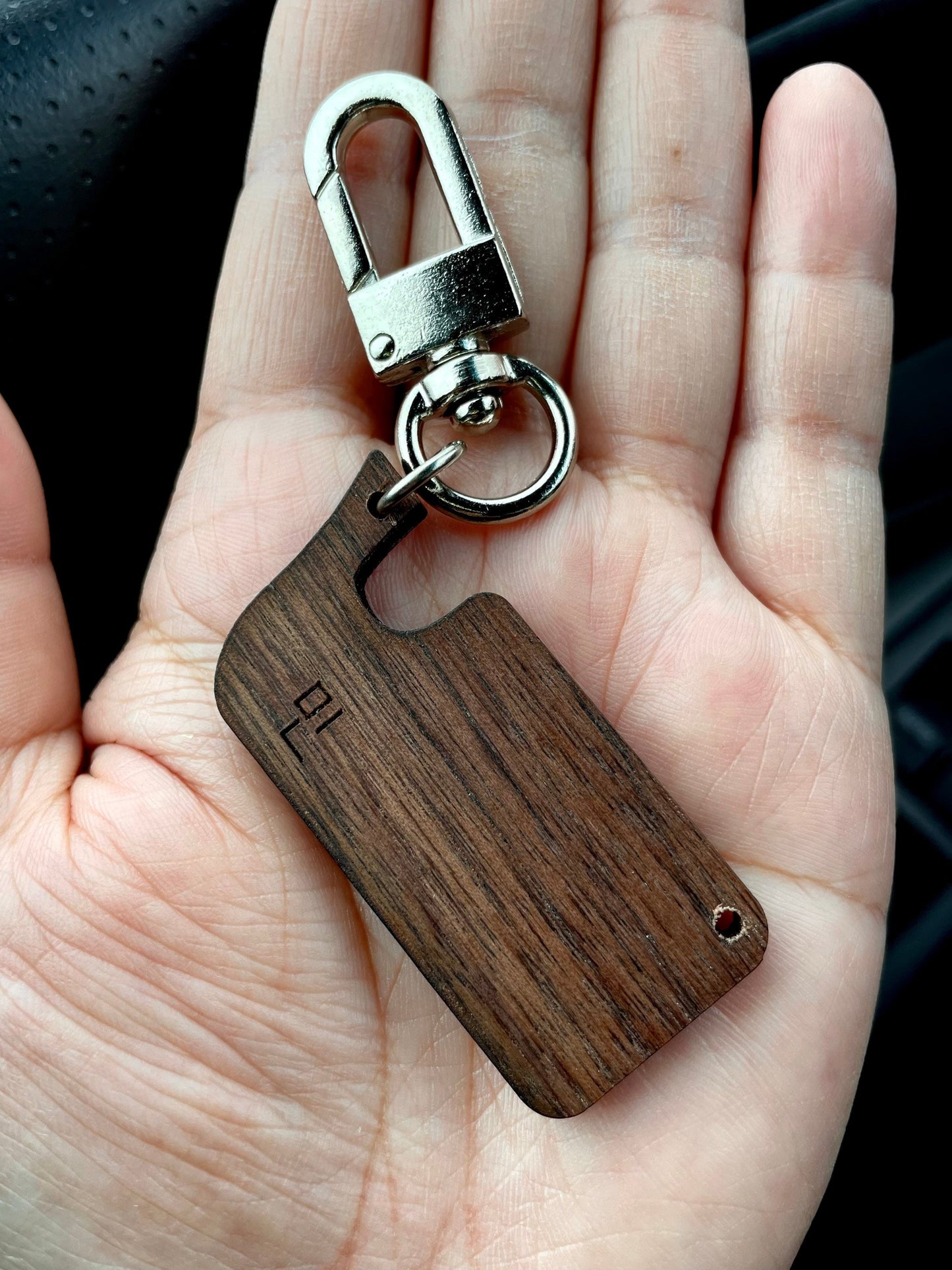 [IN STOCK - KEYCHAINS] BTS SUGA (Walnut) Whale Cutting Board Mini Wooden Keychain