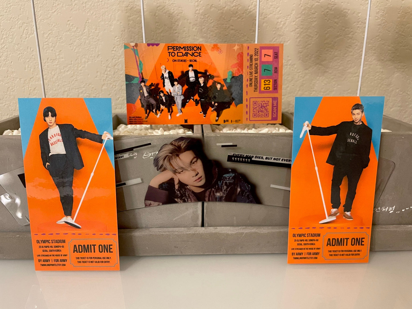 [MADE TO ORDER - CONCERT TICKET] BTS x PTD Permission to Dance On Stage Seoul - ONLINE Streaming - (Personalized) Memorabilia Concert Ticket