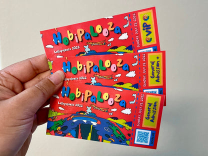 [MADE TO ORDER - CONCERT TICKET] BTS J-Hope at LollaPalooza / HobiPalooza Memorabilia Concert Ticket