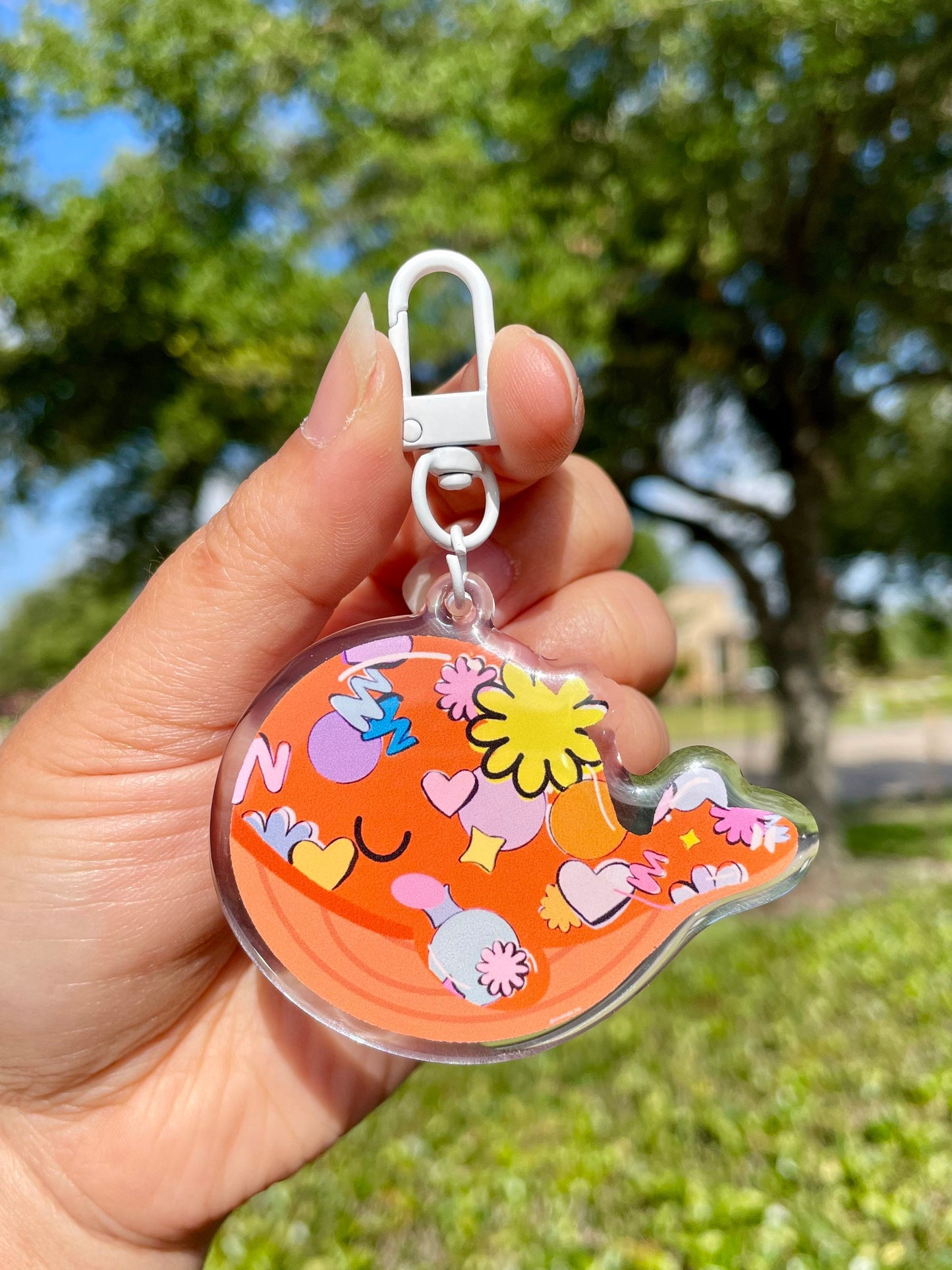 [IN STOCK - KEYCHAINS] PTD x BTS Whale ( Korehae ) Epoxy Acrylic Keychain