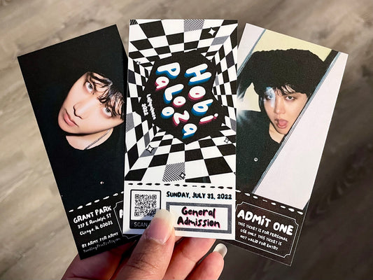 [MADE TO ORDER - CONCERT TICKET] BTS J-Hope at LollaPalooza / HobiPalooza (Jack in the Box x MORE themed) Memorabilia Concert Ticket