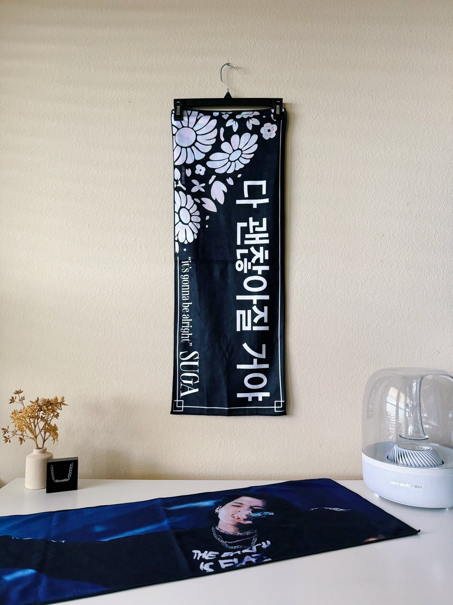 [IN STOCK - SLOGAN TOWEL] The Final Microfiber Slogan Towel (Agust D, Suga, Yoongi)