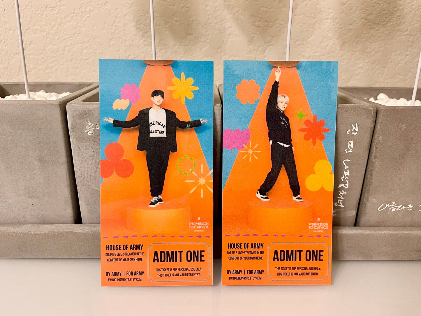 [MADE TO ORDER - CONCERT TICKET] BTS x PTD Permission to Dance On Stage LA - ONLINE Streaming - Memorabilia Concert Ticket