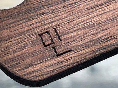 [IN STOCK - KEYCHAINS] BTS SUGA (Walnut) Whale Cutting Board Mini Wooden Keychain