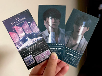 [MADE TO ORDER - CONCERT TICKET] BTS x Yet To Come (in Busan) in Cinemas - Memorabilia Concert Ticket