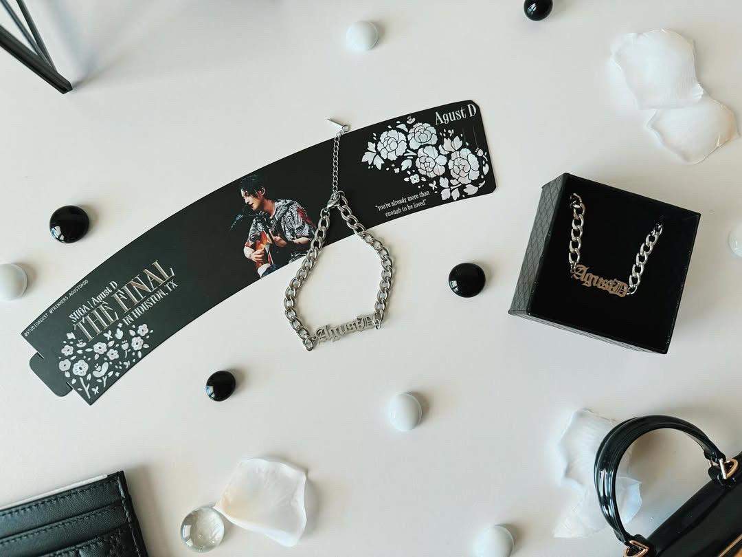 [IN STOCK - JEWELRY] Agust D Stainless Steel Chain Bracelet