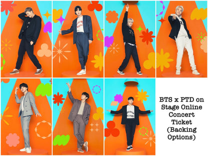 [MADE TO ORDER - CONCERT TICKET] BTS x PTD Permission to Dance On Stage LA - ONLINE Streaming - Memorabilia Concert Ticket