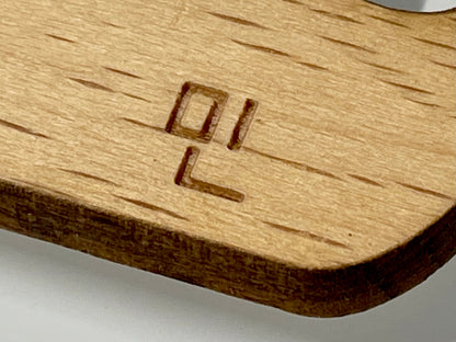 [IN STOCK - KEYCHAINS] BTS SUGA (Beech) Whale Cutting Board Mini Wooden Keychain