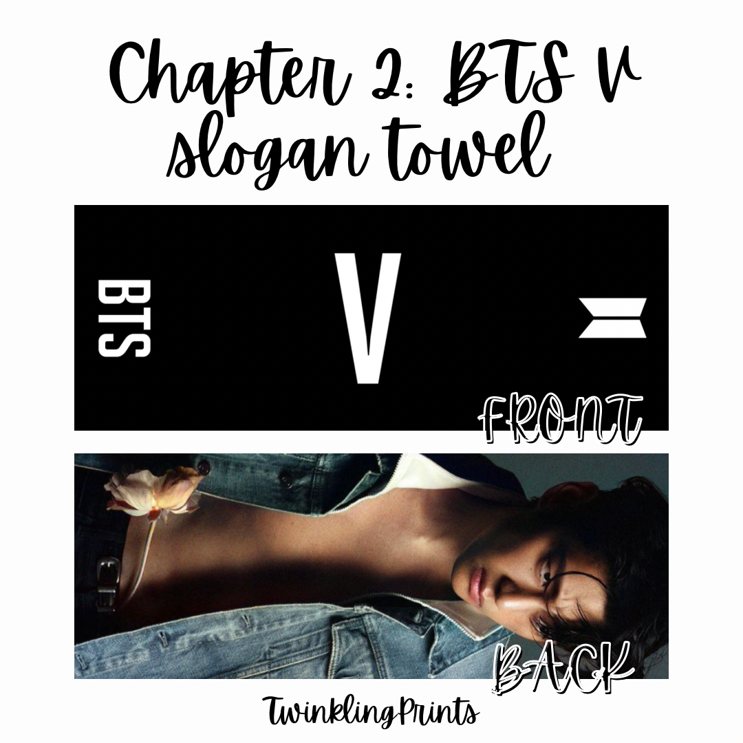 [IN STOCK - SLOGAN TOWEL] BTS Microfiber Slogan Towel (Bangtan, Jungkook, V, Jimin, j-hope, Suga, Jin, RM)