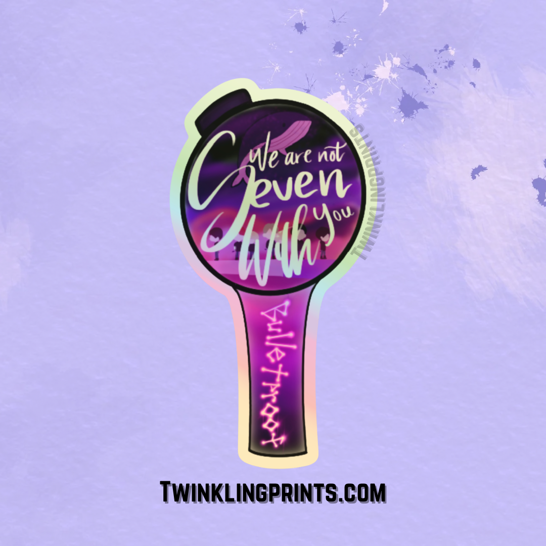 [IN STOCK - STICKERS] We Are Bulletproof: The Eternal Army Bomb Holographic Sticker