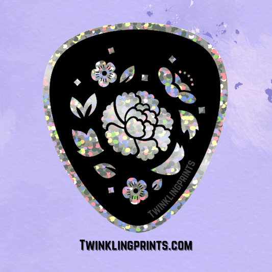 [IN STOCK - STICKERS] SUGA | Agust D D-DAY The Final Guitar Pick Glitter Sticker