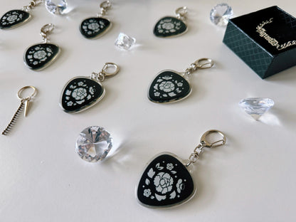 [IN STOCK - KEYCHAINS] BTS SUGA (Beech) Agust D D-Day x DREAM Guitar Pick Epoxy Acrylic Keychain