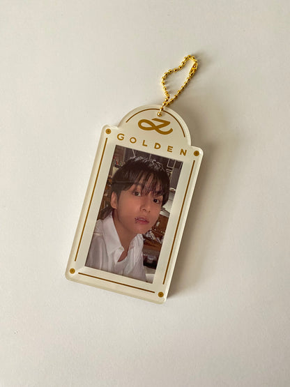 [IN STOCK - PC HOLDER] Jungkook x Golden (Solid / Ivory) Acrylic Photocard Holder