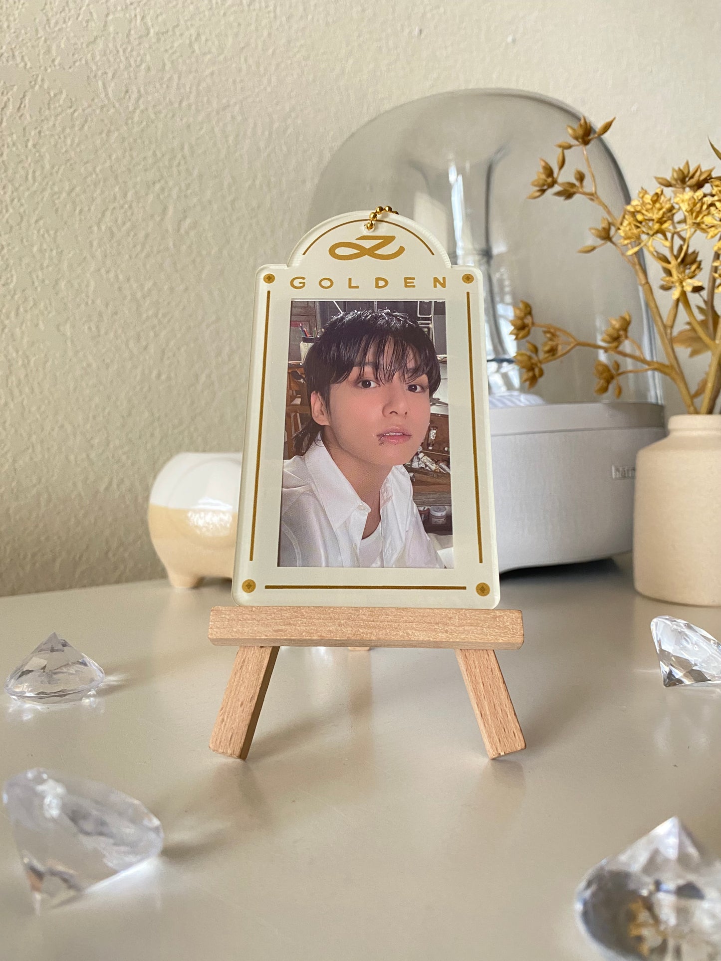 [IN STOCK - PC HOLDER] Jungkook x Golden (Solid / Ivory) Acrylic Photocard Holder