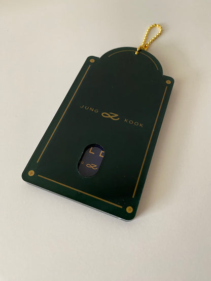 [IN STOCK - PC HOLDER] Jungkook x Golden (Shine / Green) Acrylic Photocard Holder