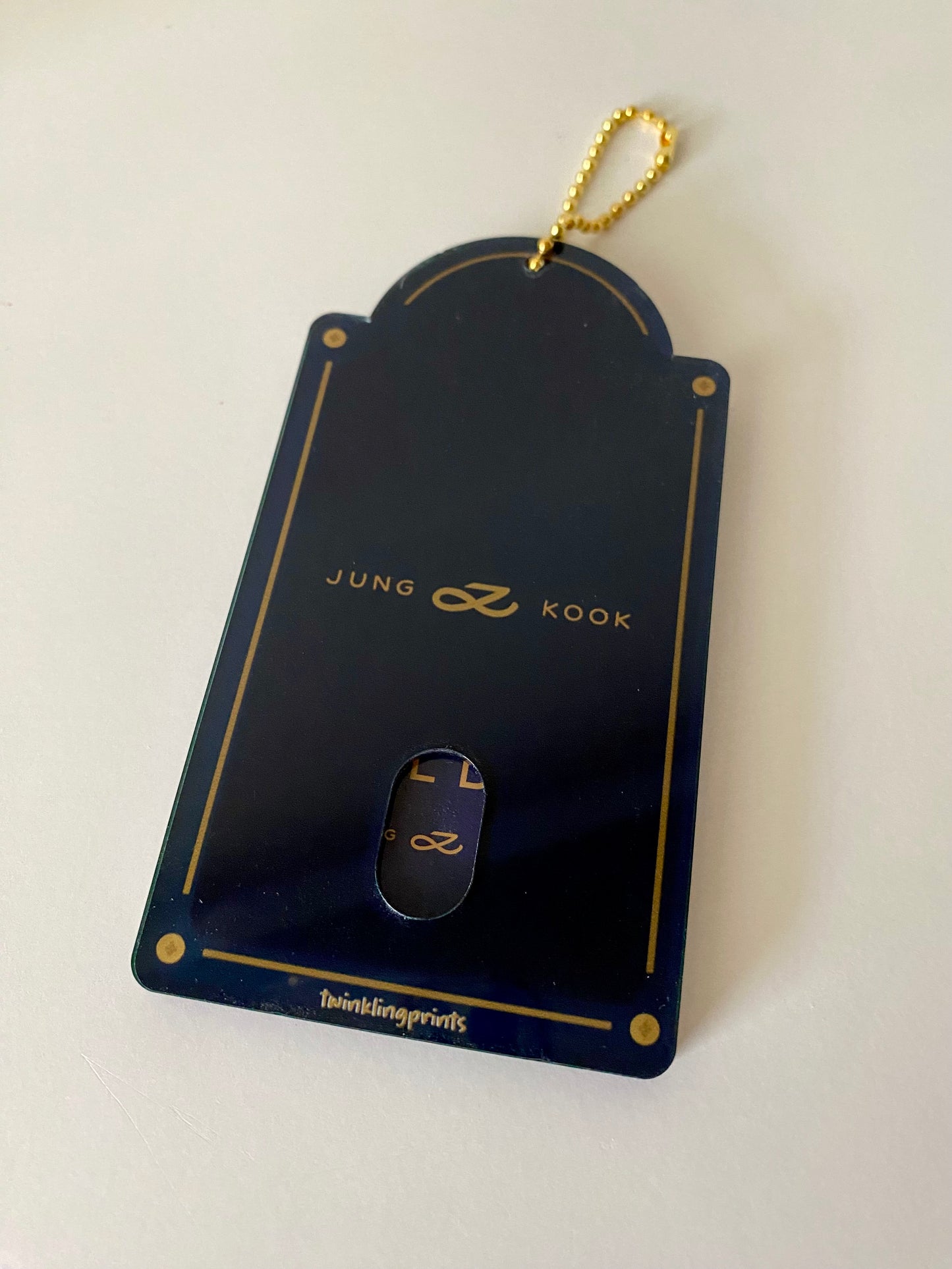 [IN STOCK - PC HOLDER] Jungkook x Golden (Substance / Blue) Acrylic Photocard Holder