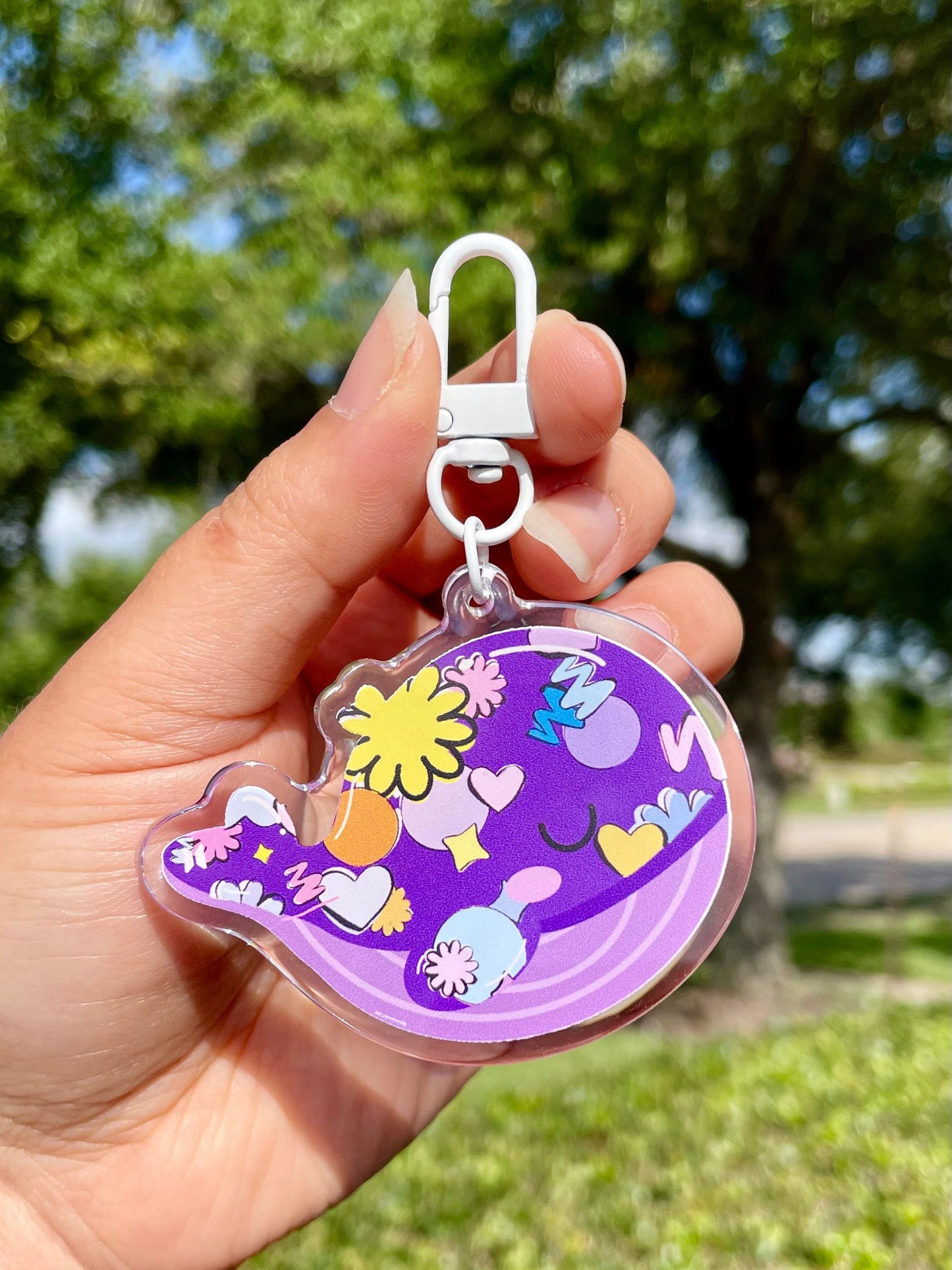 [IN STOCK - KEYCHAINS] PTD x BTS Whale ( Korehae ) Epoxy Acrylic Keychain