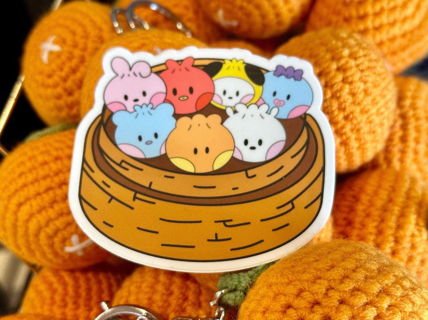 [IN STOCK - STICKERS] Bangtan Buns Sticker