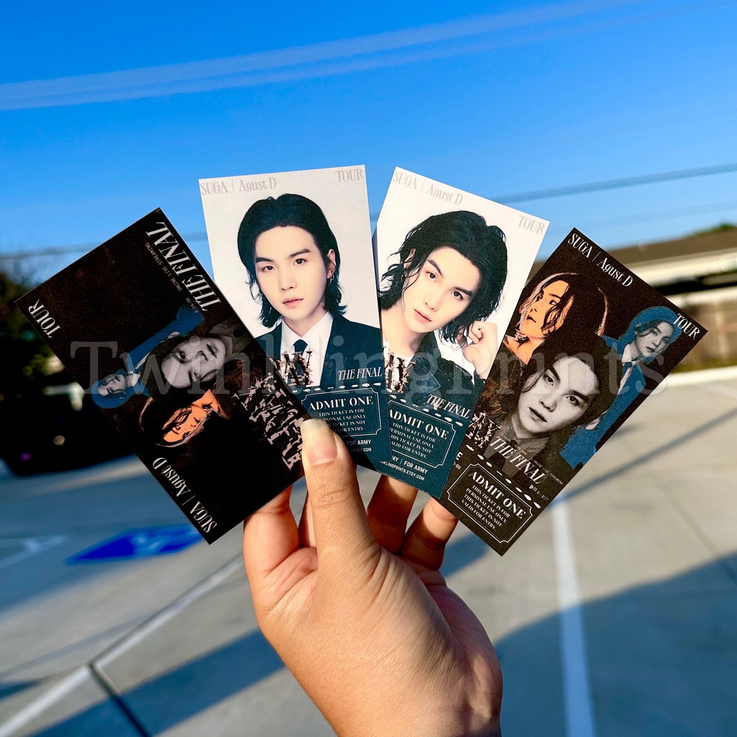 [MADE TO ORDER - CONCERT TICKET] BTS SUGA | Agust D x D-Day Tour The Final - Online Live Streaming - 2023.08.04-06 in Seoul at KSPO - Memorabilia Concert Ticket