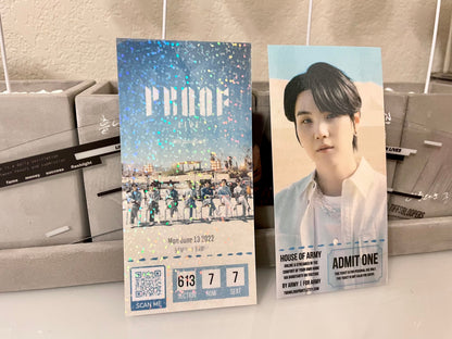 [MADE TO ORDER - CONCERT TICKET] BTS Proof Live 20220613 Memorabilia Concert Ticket