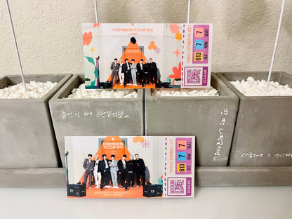 [MADE TO ORDER - CONCERT TICKET] BTS x PTD Permission to Dance On Stage LA - ONLINE Streaming - Memorabilia Concert Ticket