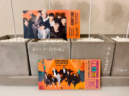 [MADE TO ORDER - CONCERT TICKET] BTS x PTD Permission to Dance On Stage Las Vegas - Allegiant Stadium - (Personalized) Memorabilia Concert Ticket