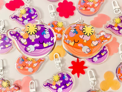 [IN STOCK - KEYCHAINS] PTD x BTS Whale ( Korehae ) Epoxy Acrylic Keychain