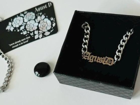 [IN STOCK - JEWELRY] Agust D Stainless Steel Chain Bracelet