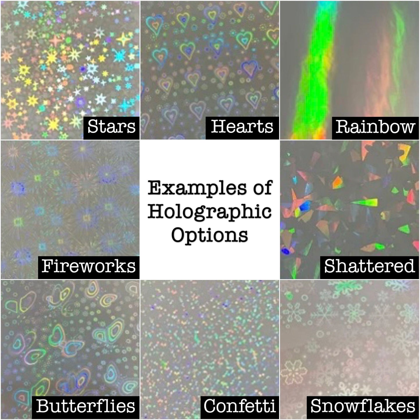 [MADE TO ORDER - PHOTOCARDS] Custom Holographic Photocards