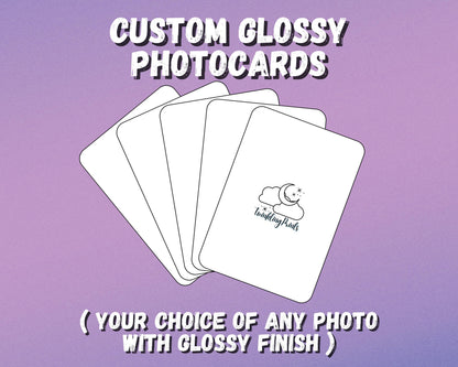 [MADE TO ORDER - PHOTOCARDS] Custom Glossy Photocards