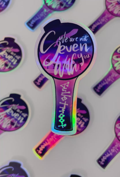 [IN STOCK - STICKERS] We Are Bulletproof: The Eternal Army Bomb Holographic Sticker