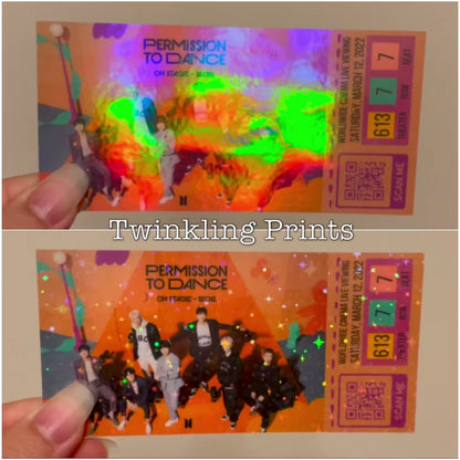 [MADE TO ORDER - CONCERT TICKET] BTS x PTD Permission to Dance On Stage Seoul - ONLINE Streaming - (Personalized) Memorabilia Concert Ticket