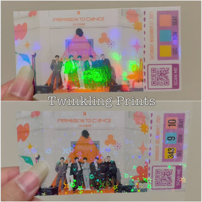 [MADE TO ORDER - CONCERT TICKET] BTS x PTD Permission to Dance On Stage LA - ONLINE Streaming - Memorabilia Concert Ticket
