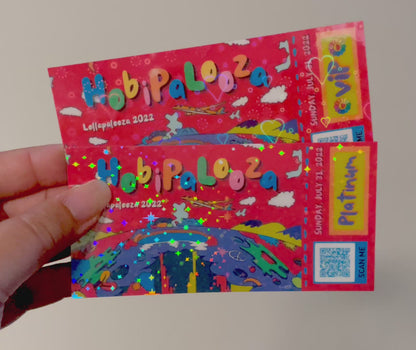 [MADE TO ORDER - CONCERT TICKET] BTS J-Hope at LollaPalooza / HobiPalooza Memorabilia Concert Ticket
